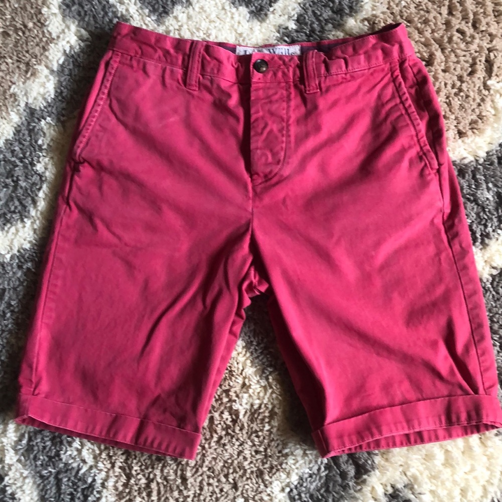 Jack Wills pink shorts, size 30. Slight stain on back(see pic).